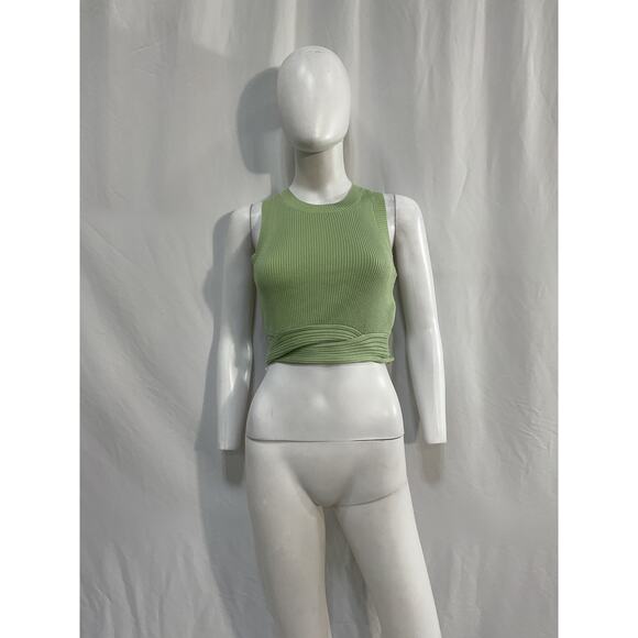 Sovere 'Drift' Green Viscose Knit Tank Size XS - Picture 2 of 5